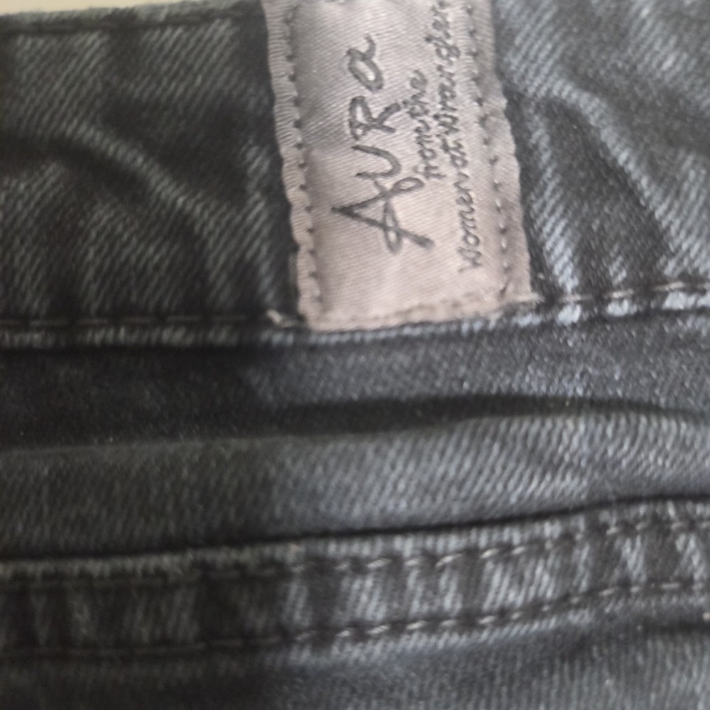 Wrangler Aura Bootcut Jeans Women's 8R Short Dark‎ Wash Mid Rise Stretch Denim - Picture 9 of 9